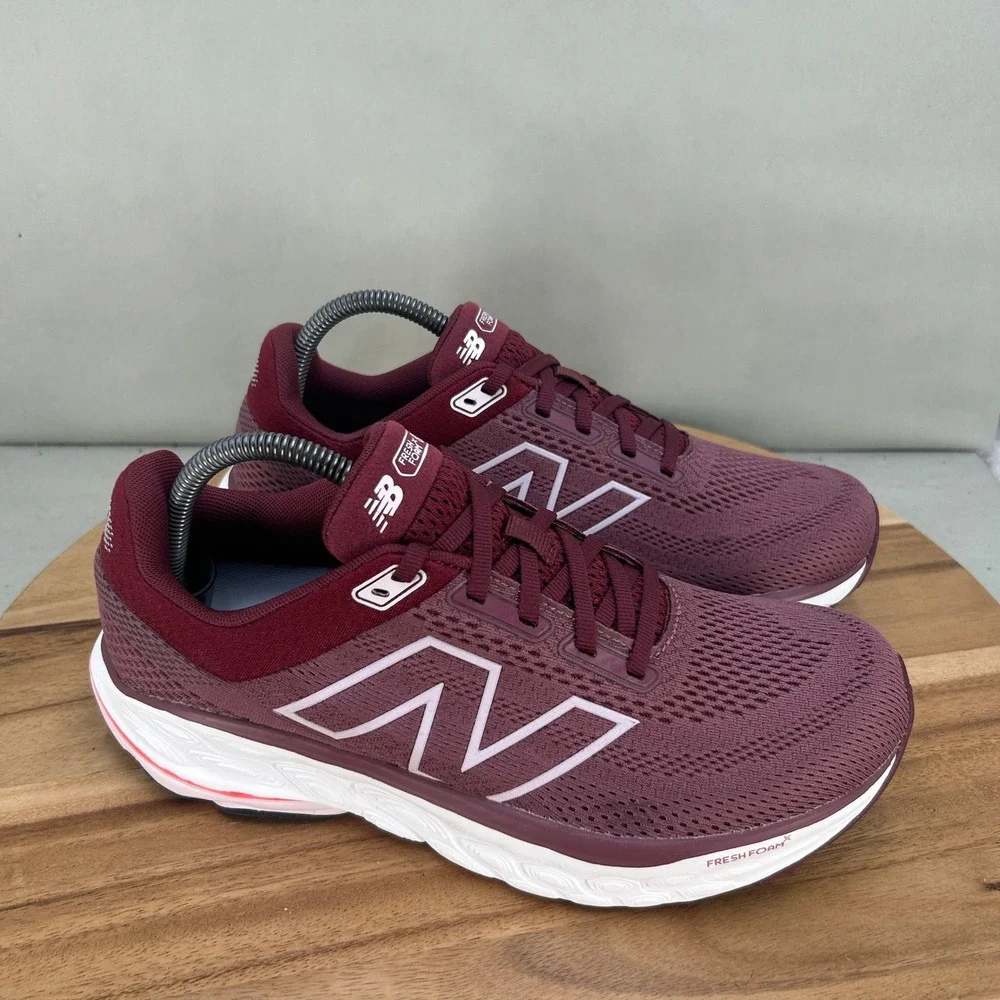 New Balance Fresh Foam X 860 v14 Womens Running Shoes W86014F Burgundy Size 10 D